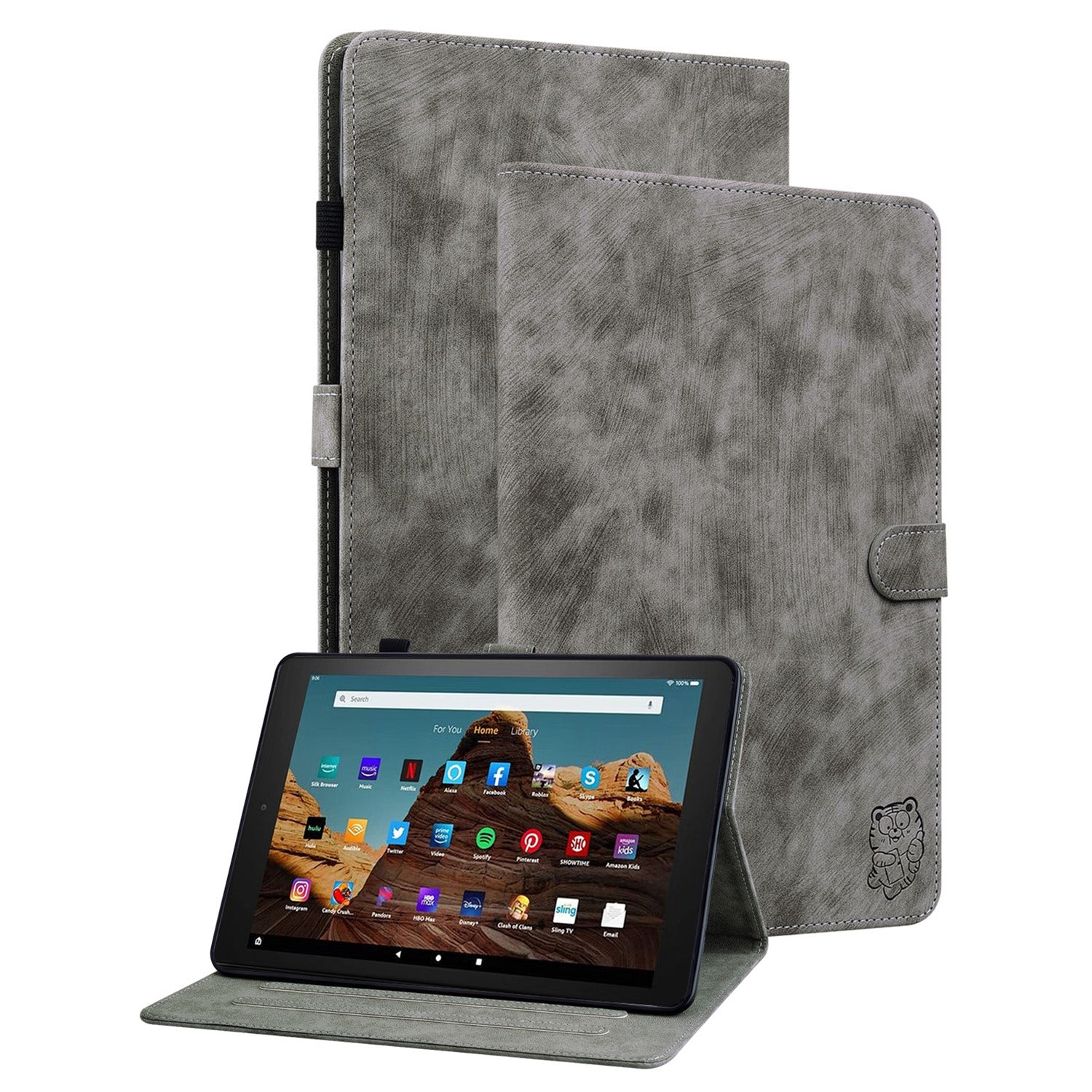 For Amazon Fire HD 10 (2023) Case Leather Tablet Cover with Card Slots Stand For Amazon Fire HD 10 (2023) Case Leather Tablet Cover with Card Slots Stand